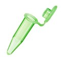 Bio Plas Bio Plas 4154 1.5 ml Microcentrifuge Tube - 1000 pk - Green 4154